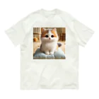 もふもふしたいのもふもふのねこちゃん01 Organic Cotton T-Shirt