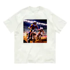 Bikers' Galleryのチャンピオンライド：モトクロスアクション Organic Cotton T-Shirt