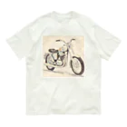 lamptreeのオートバイのビンテージ Organic Cotton T-Shirt