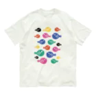 mincruのお魚さんが大渋滞 Organic Cotton T-Shirt