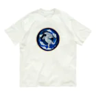 猫の頭の十三支・馬 Organic Cotton T-Shirt
