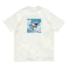 DEEP SKYのシャーくん オーガニックコットンTシャツ