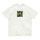 ツッキー★のピッチの上でボールキープ Organic Cotton T-Shirt