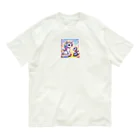 narunaru06のファンタジーなかわいい動物のキャラクターグッズです Organic Cotton T-Shirt