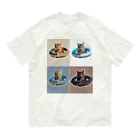 catnip factoryのうきわ猫 Organic Cotton T-Shirt