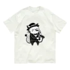 age3mのサックスプレイヤーキャット Organic Cotton T-Shirt