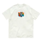 UDKshopのマッスルドッグマン オーガニックコットンTシャツ