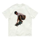 火山梅（kazanbai） storeの【アパレル】#4 モザイク タイル スケートボーダーズ (mosaic tile skate boarders)  オーガニックコットンTシャツ