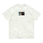 ADOのこちらを見つめる猫 Organic Cotton T-Shirt