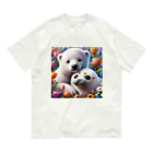 ミントキャンディのbabyあにまる Organic Cotton T-Shirt