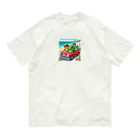 かめのオアシスのかめっち仲間と海岸をドライブ Organic Cotton T-Shirt