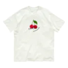 ひろ姐🍒商店のさくらんぼ（ローマ字） オーガニックコットンTシャツ