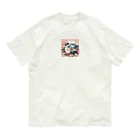 はむはむのかわいいデザイン　人気アイテム オーガニックコットンTシャツ