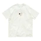 pasupasuの線の人　正面 オーガニックコットンTシャツ