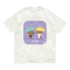 KIJISHIRO'S FACTORYの梅雨の時期に散歩しているキジシロ工場長 Organic Cotton T-Shirt