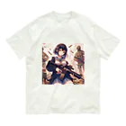 SWQAのアサルトライフル銃をもったjk Organic Cotton T-Shirt