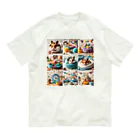 MAKOTO1109のかわいいハムスターがいっぱい！色とりどりの可愛らしい写真集です Organic Cotton T-Shirt