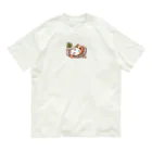 @猫グッズ製作所のかわいい猫のヘソ天まる Organic Cotton T-Shirt