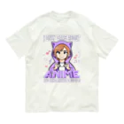 World_Teesのアニメガール - アニメと多分3人くらいしか興味がない オーガニックコットンTシャツ