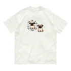 ブヒーズのパグ図鑑 Organic Cotton T-Shirt