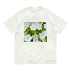 癒しの音楽の森の癒しの白いネモフィラ Organic Cotton T-Shirt