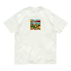 さぷのバカンスなワニ Organic Cotton T-Shirt