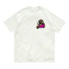 ふんわか ぷにゅのラブリーパグ オーガニックコットンTシャツ