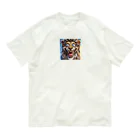 crazy_x_crazyのクレイジーライオン オーガニックコットンTシャツ