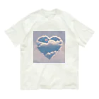 the blue seasonの愛の空模様 オーガニックコットンTシャツ