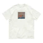 わくわく海の雑貨屋のやさしいクジラの親子 オーガニックコットンTシャツ