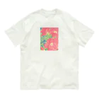 つぎのノックアウト　ばら オーガニックコットンTシャツ