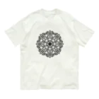 ARIGATOU-81のMANDALA •6• (B) オーガニックコットンTシャツ