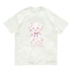 つぴつぴシジュウカラのCute spotted Dalmatian オーガニックコットンTシャツ