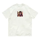 SWQAのソロキャンプjk オーガニックコットンTシャツ