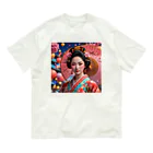 Mr_GeishaのMaikohan オーガニックコットンTシャツ