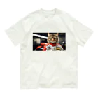 ADOのＦ１レーサー猫 Organic Cotton T-Shirt