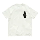 horidesuのピースサイン Organic Cotton T-Shirt