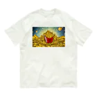 JoyfulMomentsCraftsの黄金とポテト ー Golden and Potato ー Organic Cotton T-Shirt