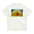 JoyfulMomentsCraftsの黄金とポテト ー Golden and Potato ー オーガニックコットンTシャツ