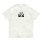 caa11052の社長‼️と言ってほしい猫 オーガニックコットンTシャツ