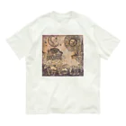 JapaneseArt Yui Shopの古代人の未来設計 Organic Cotton T-Shirt