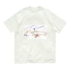 ajajniikoのごちゃごちゃアクセサリー オーガニックコットンTシャツ