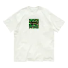 OTIRUBUTUBUTUの番人大ザウルス オーガニックコットンTシャツ