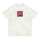 OTIRUBUTUBUTUの赤い花 Organic Cotton T-Shirt