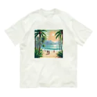 Paradise ExploreのPalm Breeze Bliss Organic Cotton T-Shirt