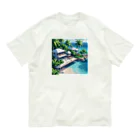 Paradise ExploreのCrystal Bay Resort オーガニックコットンTシャツ