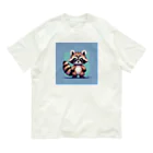 himajinseijin01のドット絵アライグマちゃんTシャツサイズ Organic Cotton T-Shirt