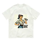 AMERICAN BARのアメコミ風バーテンダー Organic Cotton T-Shirt