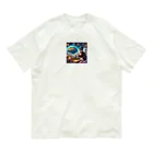 ソルブラインの科学者「バーニ」 Organic Cotton T-Shirt