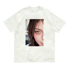 Be proudの青い瞳の女性 Organic Cotton T-Shirt